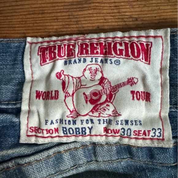 Vintage True religion Bobby jeans made in USA size 30/33 $45 - Picture 4 of 10